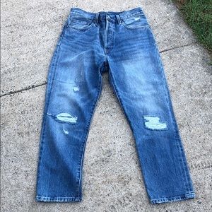 Levi 501 straight leg skinny